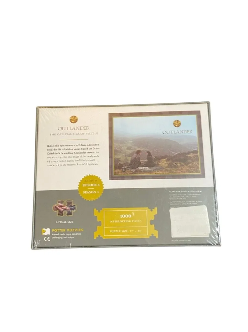 New outlander puzzle 1000 pieces potters puzzles, 27 x 20